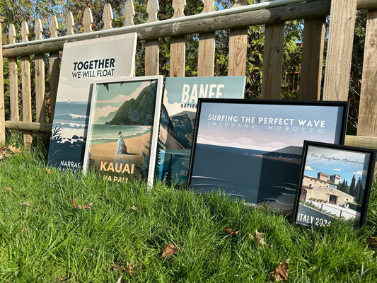 Turn Your Favorite Adventures Into Art: The Complete Guide to Custom Vintage Travel Posters - Out of Office Outfitters