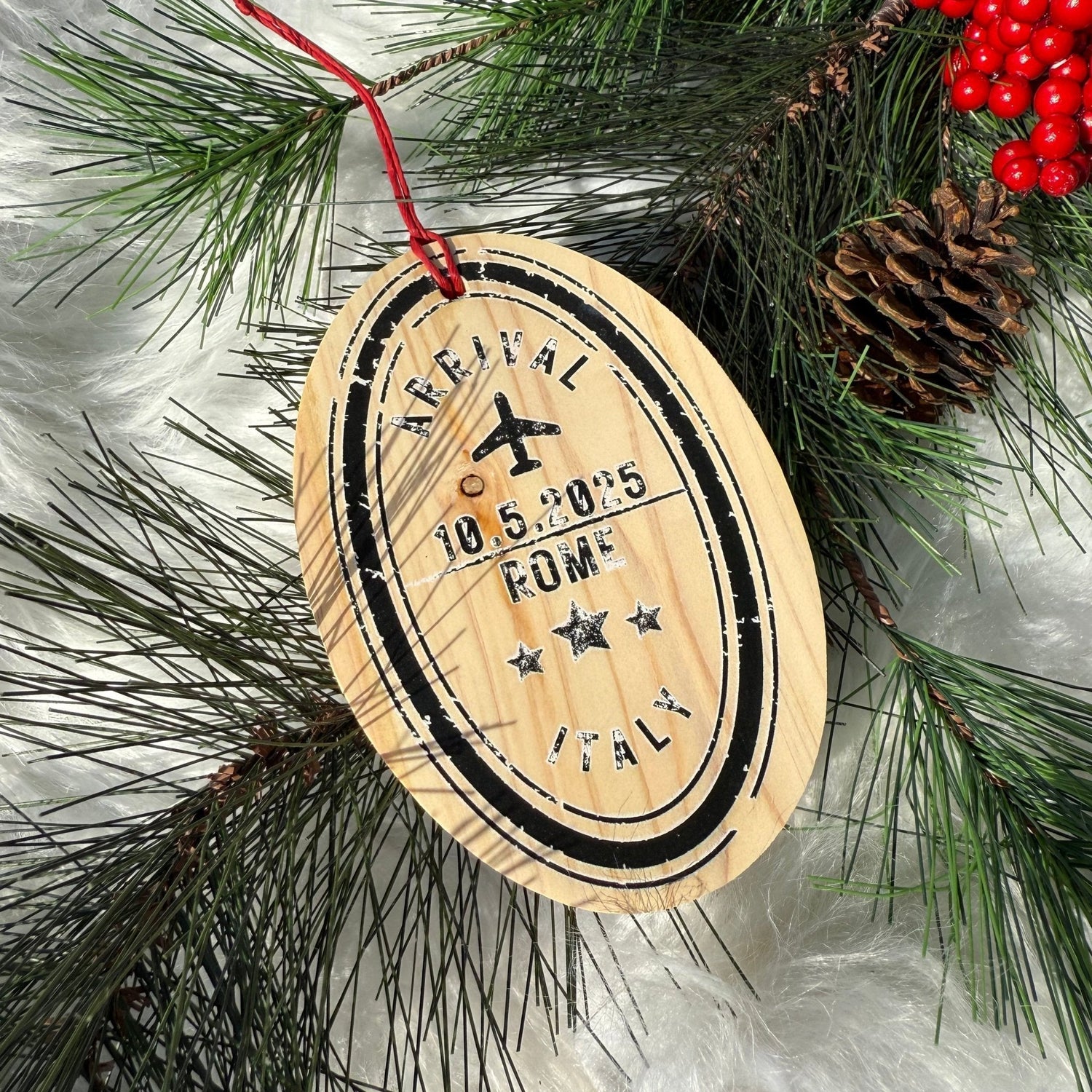 Travel Inspired Christmas Ornaments - Out of Office Outfitters