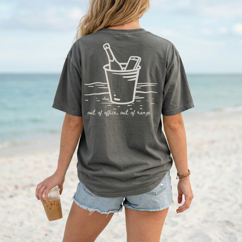 "Out of Office, Out of Range" Travel Truths Tee