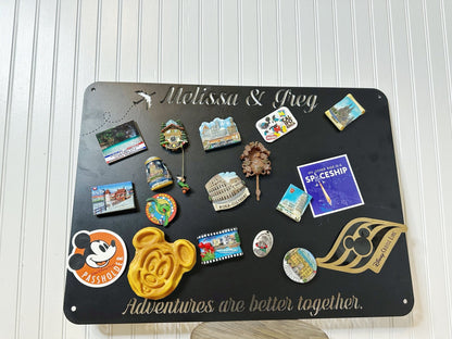 Adventures are Better Together Travel Magnet Display Board - Out of Office Outfitters - Die - Cut Sign