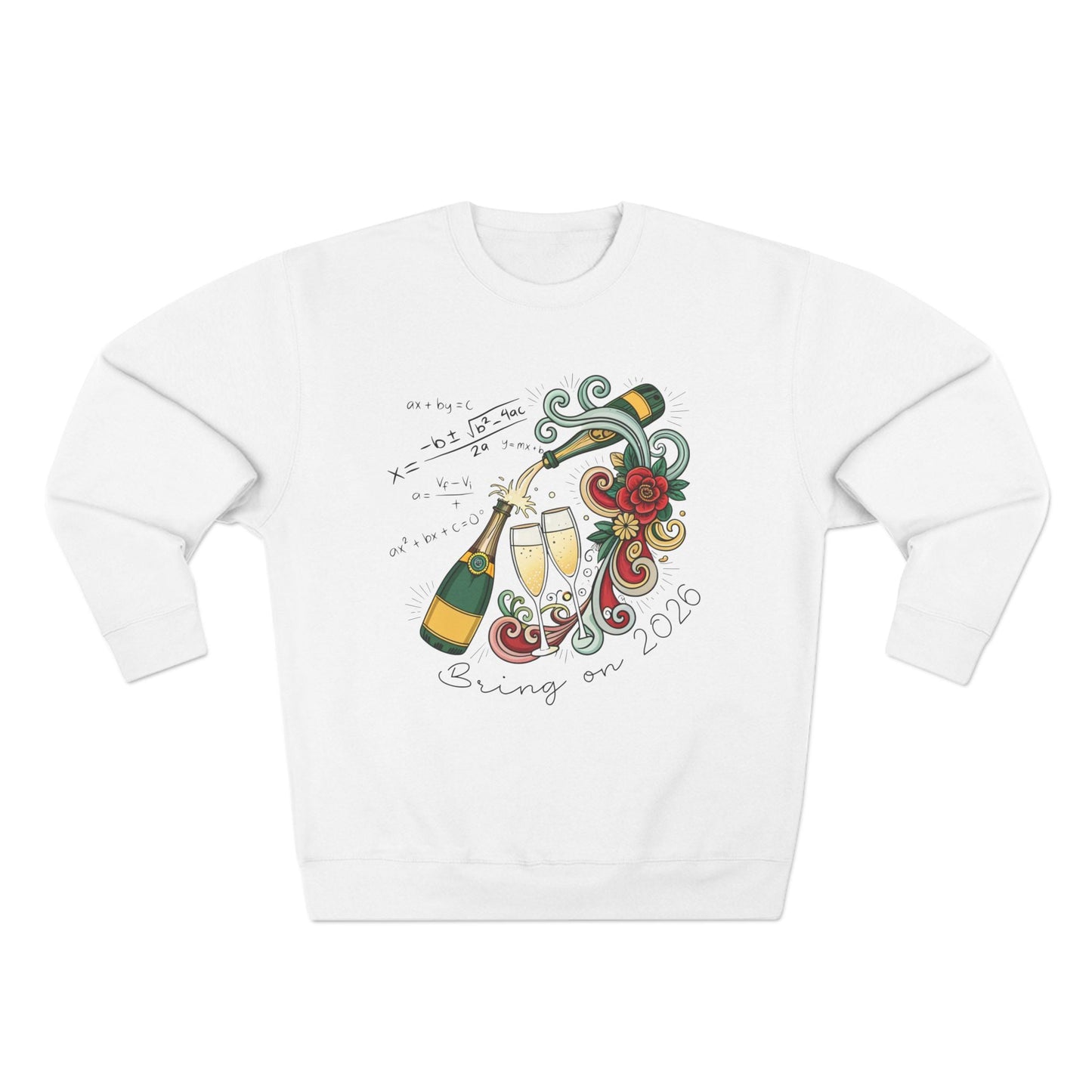 Champagne Problems New Years Sweatshirt - Out of Office Outfitters - Sweatshirt