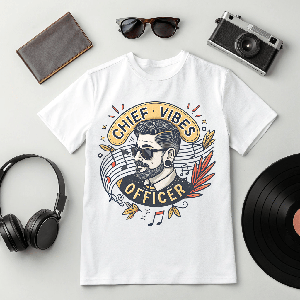 Chief Vibes Officer T-Shirt - Out of Office Outfitters - T-Shirt