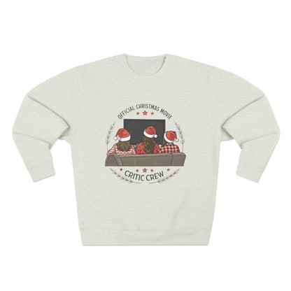 Christmas Movie Critic Crew Sweatshirt - Out of Office Outfitters - Sweatshirt