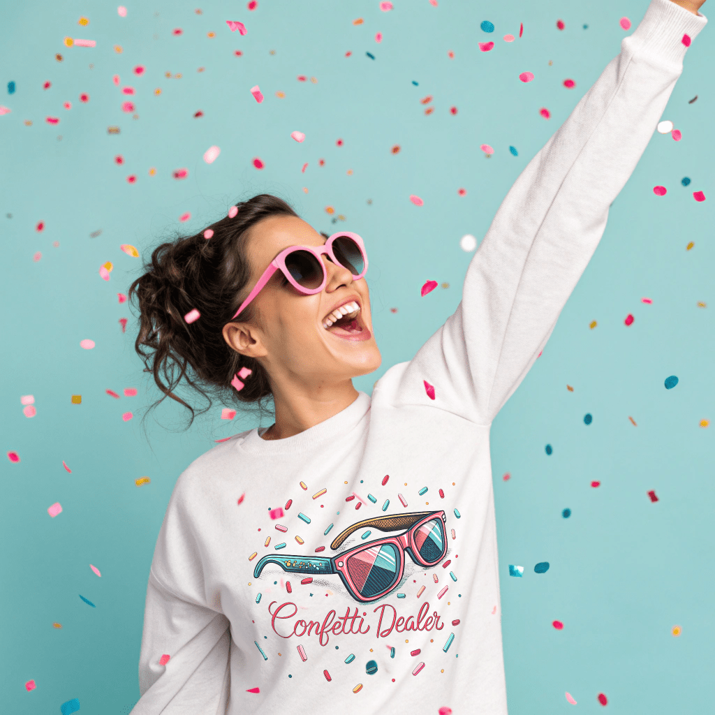 Confetti Dealer Sweatshirt - Out of Office Outfitters - Sweatshirt