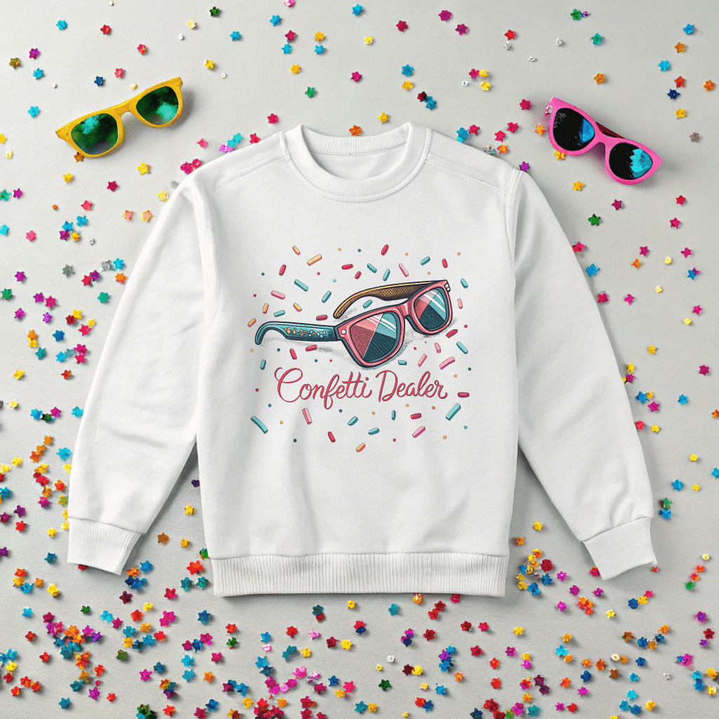 Confetti Dealer Sweatshirt - Out of Office Outfitters - Sweatshirt
