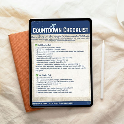 🛳 Cruise Edition Trip Planner – Free Download - Out of Office Outfitters - 