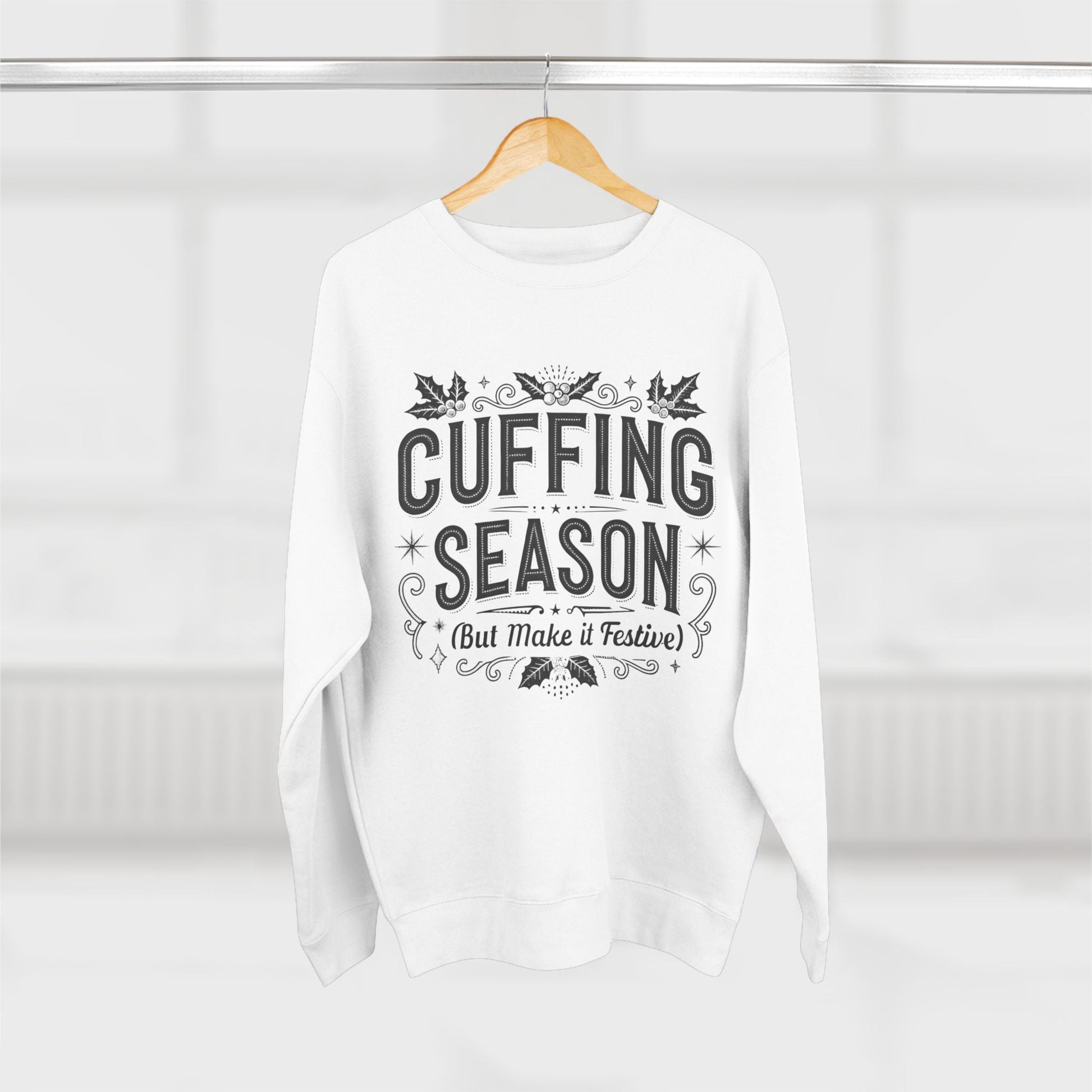 Cuffing Season Christmas Sweatshirt - Out of Office Outfitters - Sweatshirt