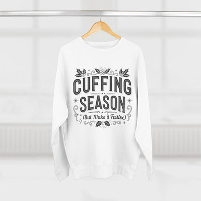 Cuffing Season Christmas Sweatshirt - Out of Office Outfitters - Sweatshirt