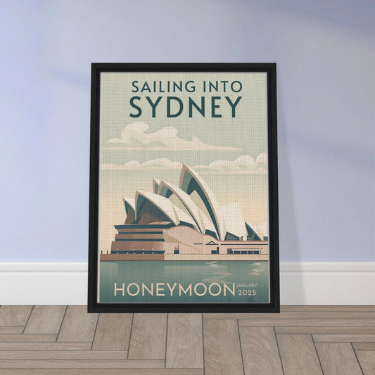 Custom Iconic Location Minimalist Vintage Travel Poster - Out of Office Outfitters - Print Material