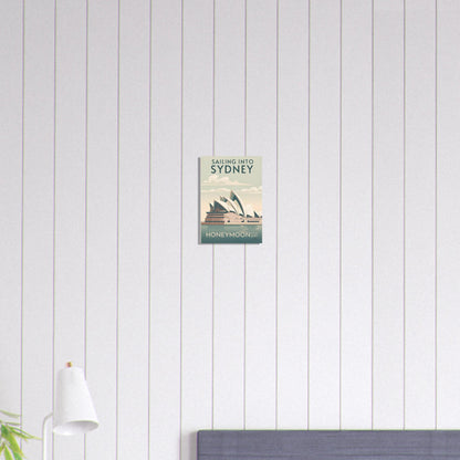 Custom Iconic Location Minimalist Vintage Travel Poster - Out of Office Outfitters - Print Material