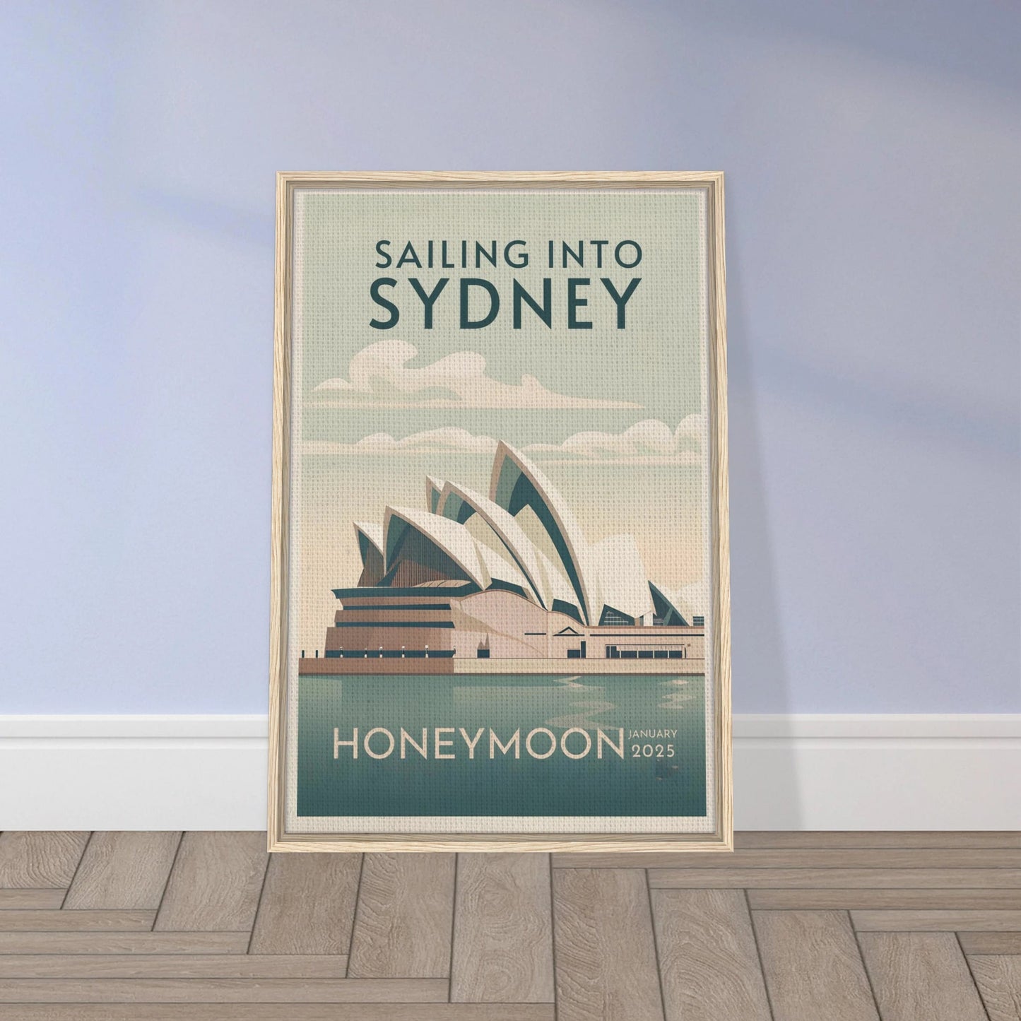 Custom Iconic Location Minimalist Vintage Travel Poster - Out of Office Outfitters - Print Material