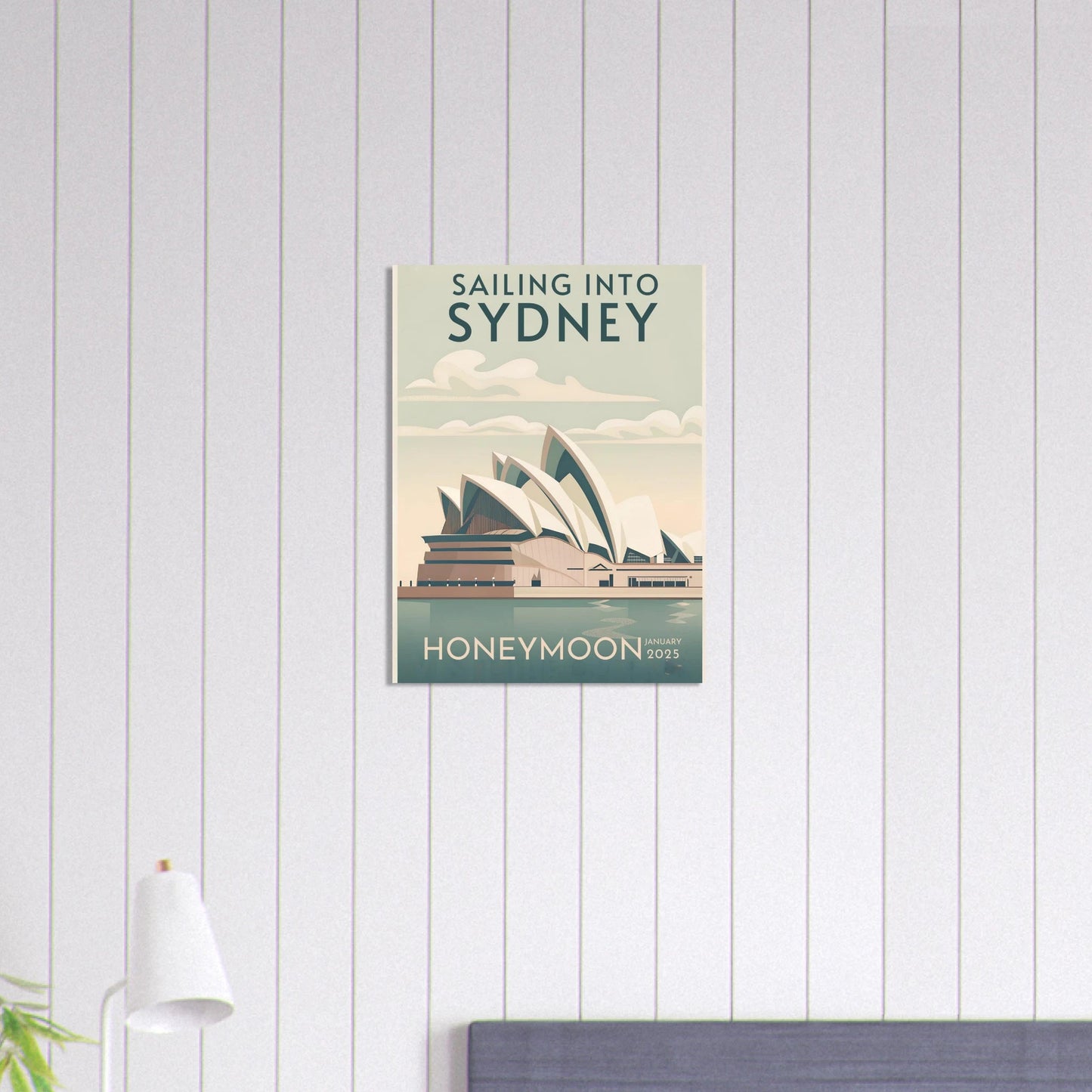 Custom Iconic Location Minimalist Vintage Travel Poster - Out of Office Outfitters - Print Material
