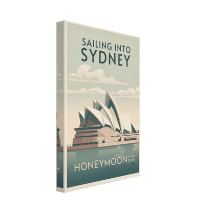 Custom Iconic Location Minimalist Vintage Travel Poster - Out of Office Outfitters - Print Material