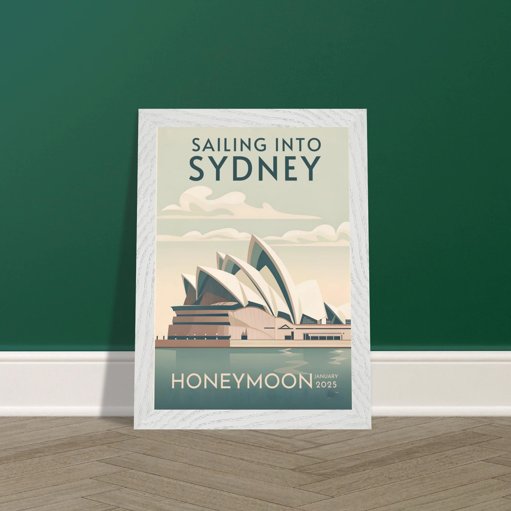 Custom Iconic Location Minimalist Vintage Travel Poster - Out of Office Outfitters - Print Material