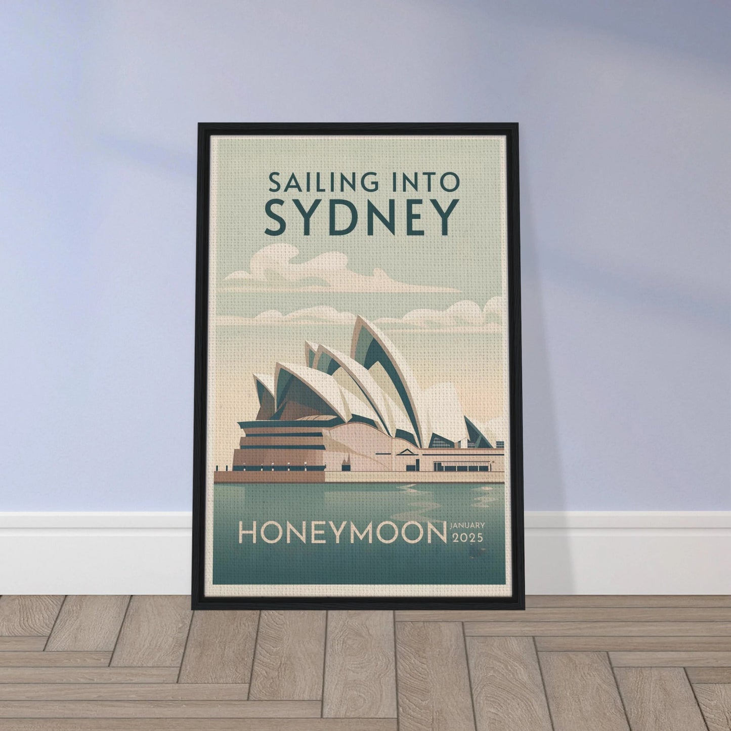 Custom Iconic Location Minimalist Vintage Travel Poster - Out of Office Outfitters - Print Material