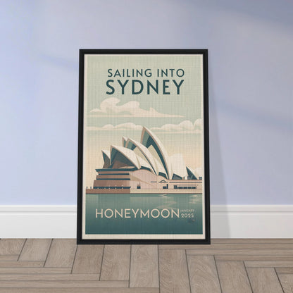 Custom Iconic Location Minimalist Vintage Travel Poster - Out of Office Outfitters - Print Material