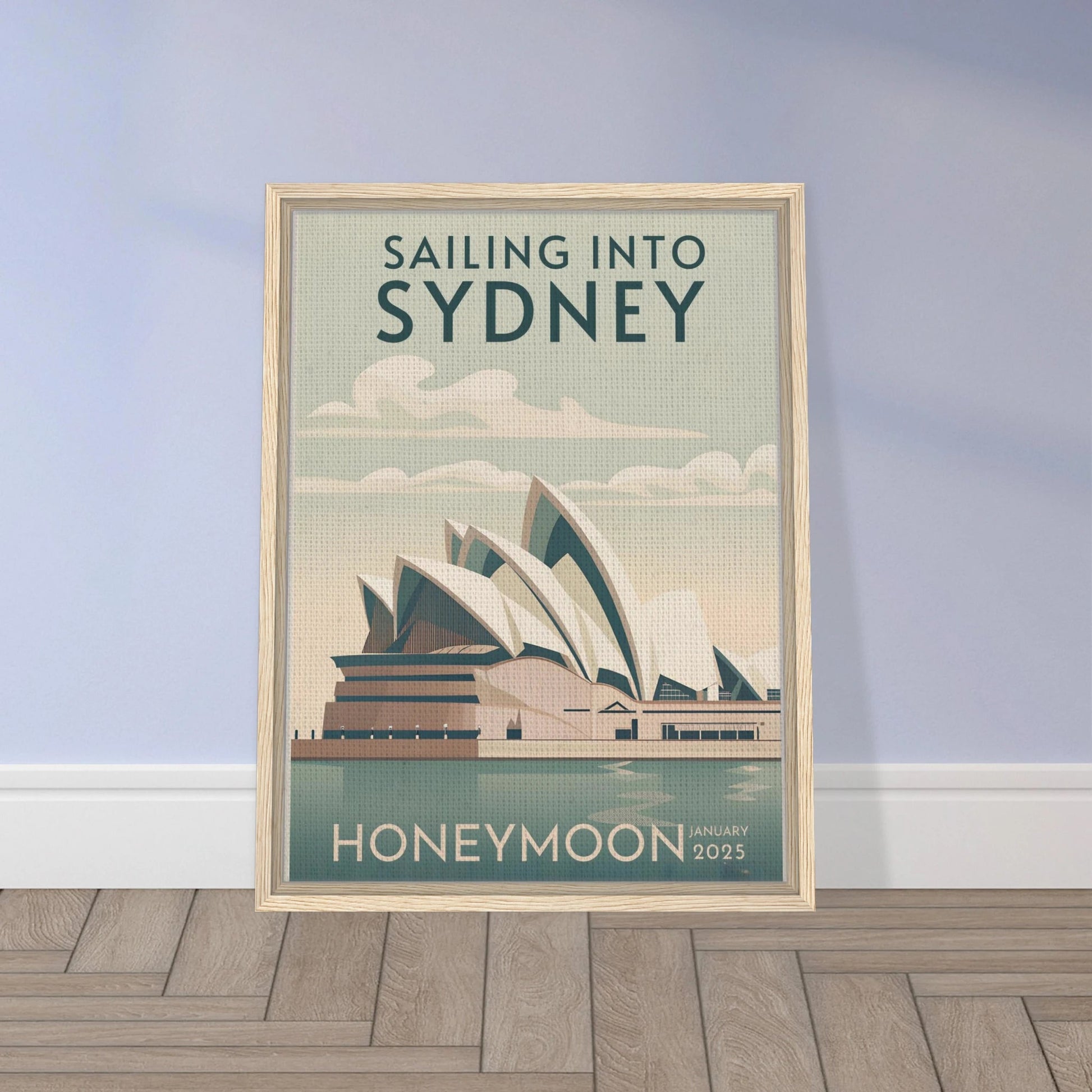 Custom Iconic Location Minimalist Vintage Travel Poster - Out of Office Outfitters - Print Material