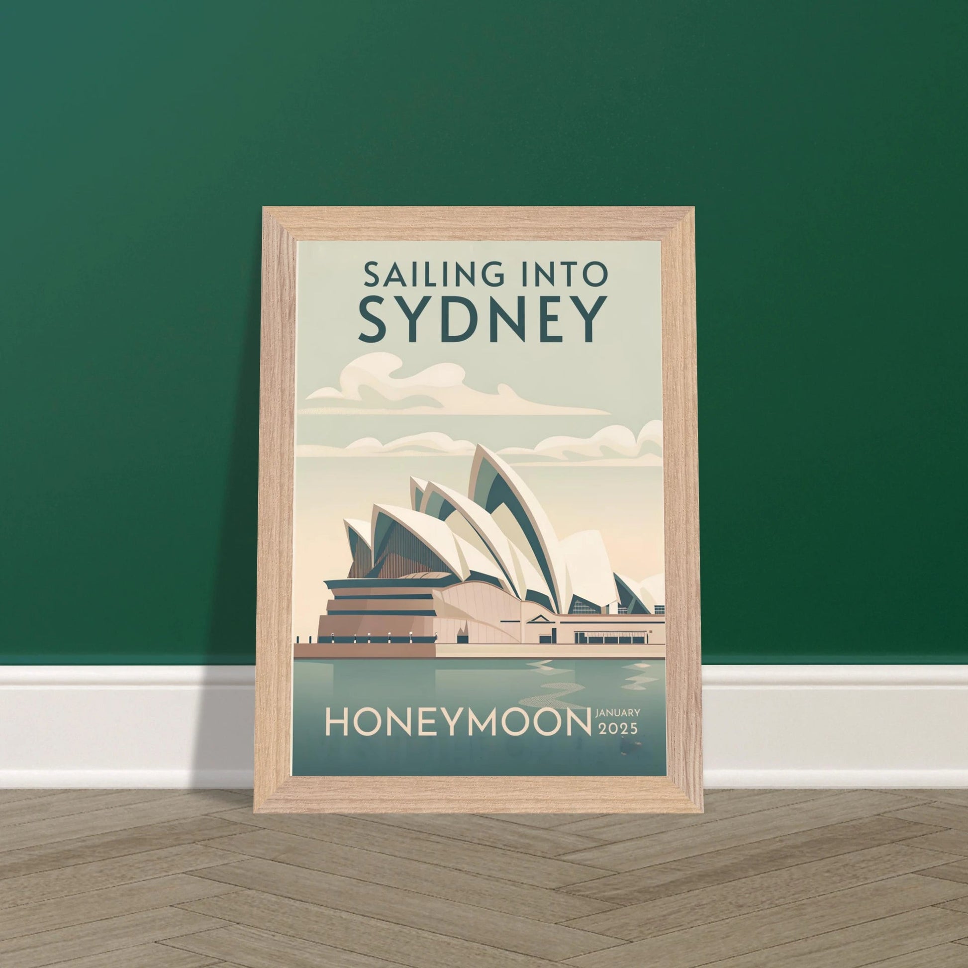 Custom Iconic Location Minimalist Vintage Travel Poster - Out of Office Outfitters - Print Material