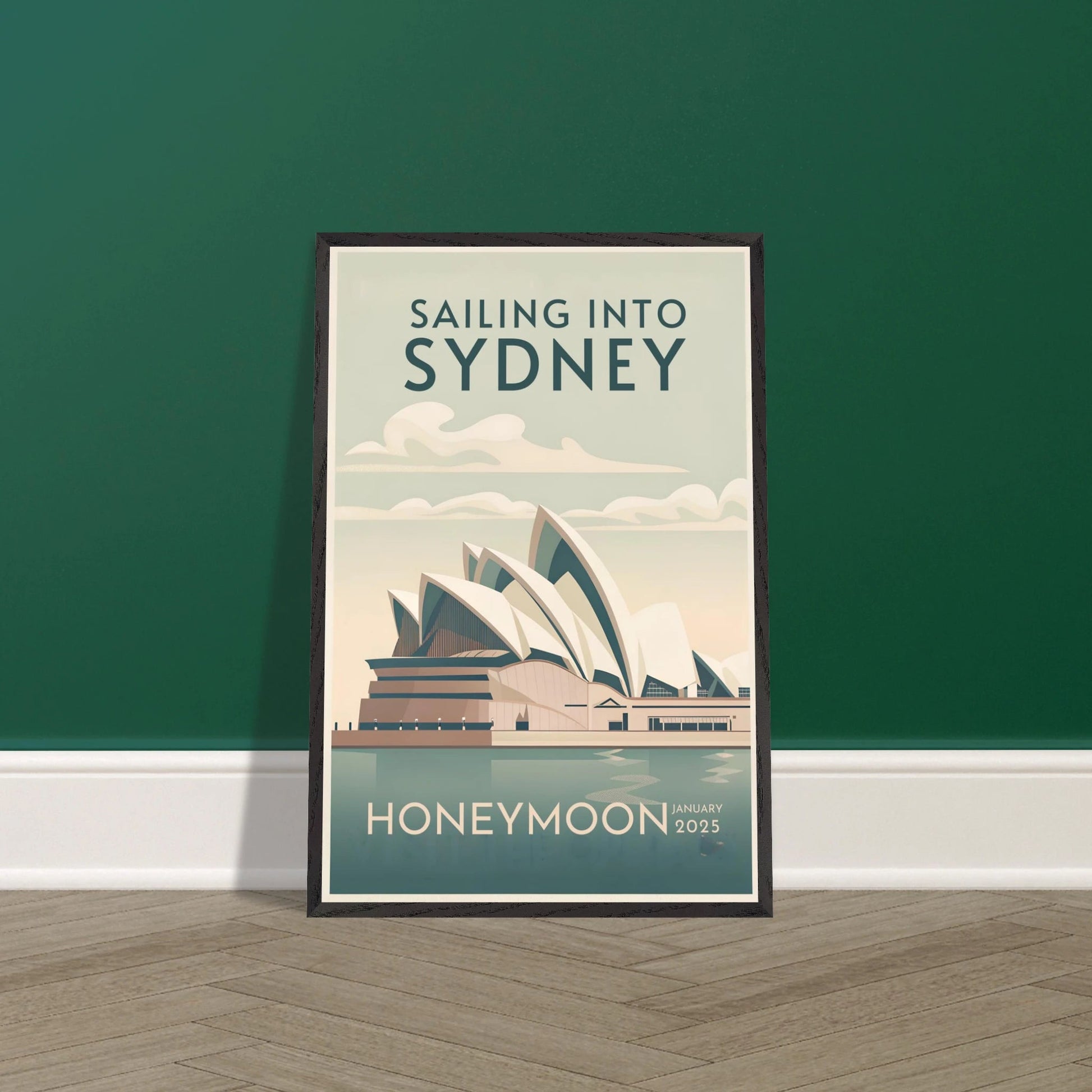 Custom Iconic Location Minimalist Vintage Travel Poster - Out of Office Outfitters - Print Material