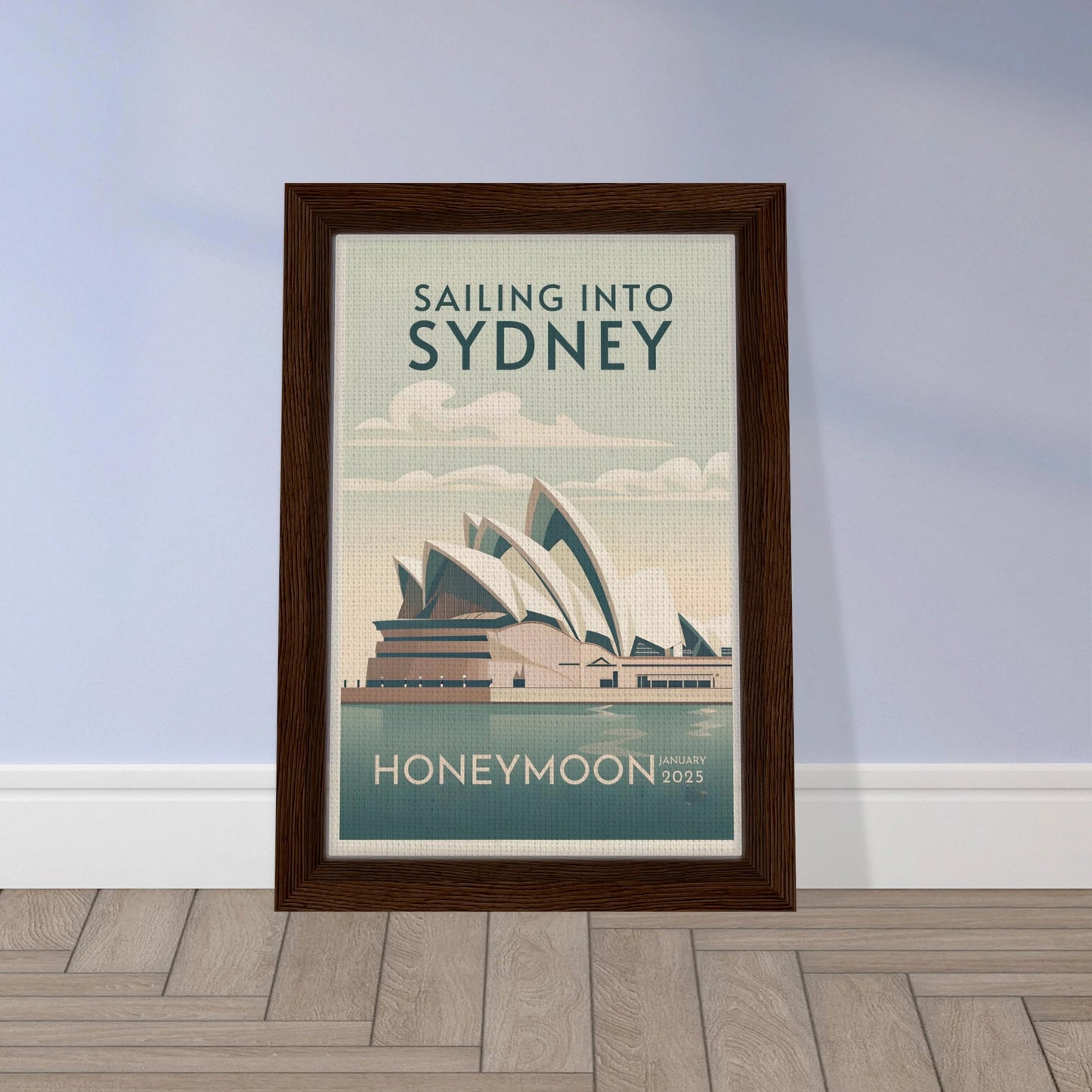 Custom Iconic Location Minimalist Vintage Travel Poster - Out of Office Outfitters - Print Material