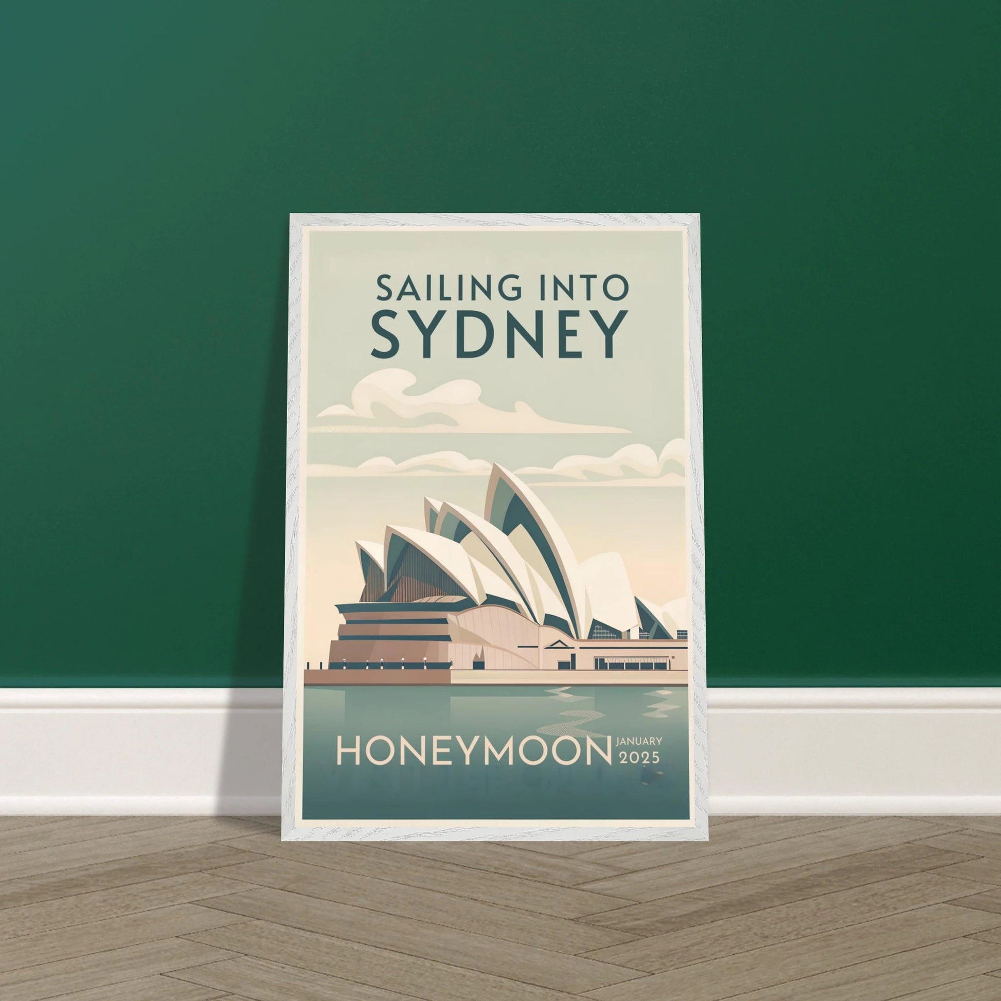 Custom Iconic Location Minimalist Vintage Travel Poster - Out of Office Outfitters - Print Material