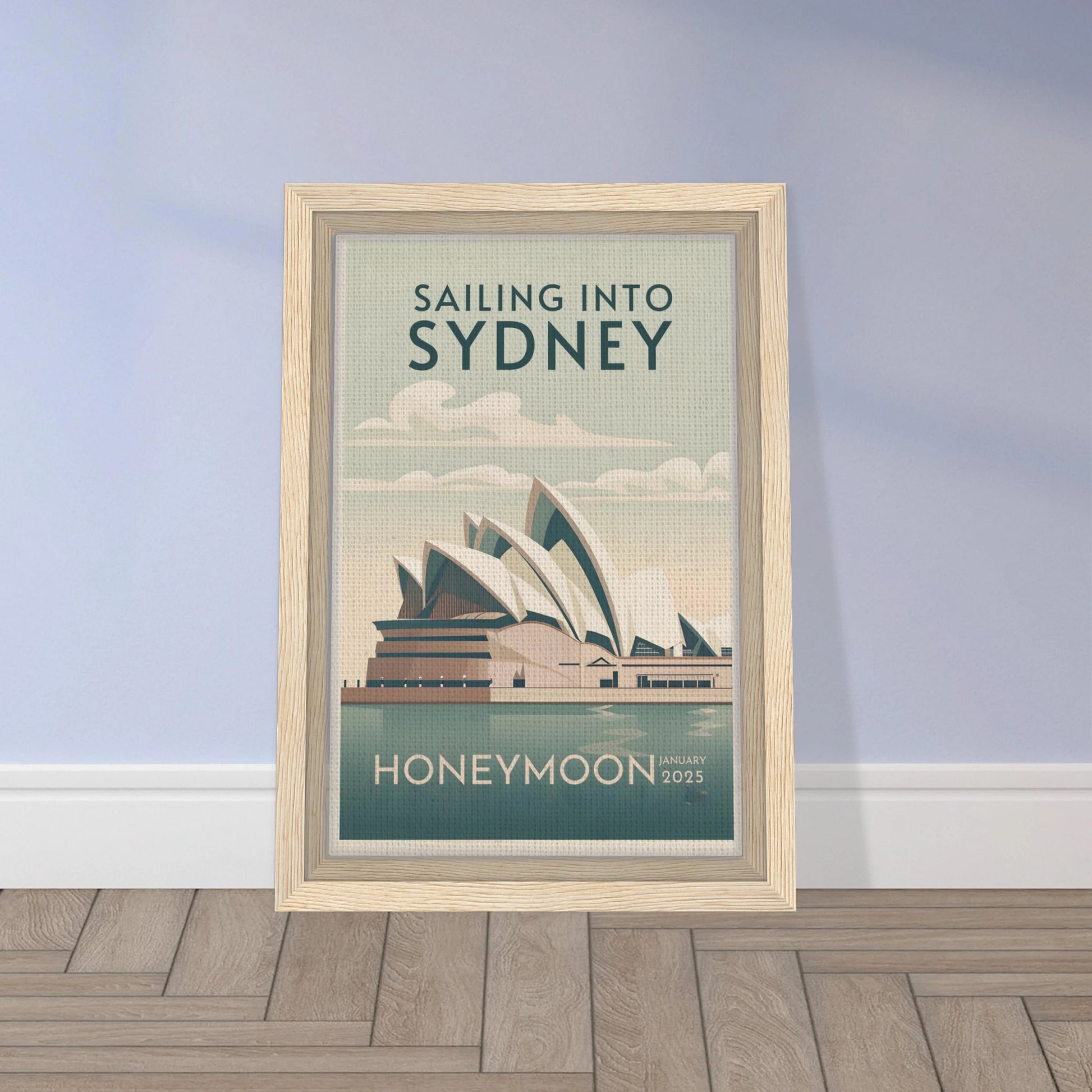 Custom Iconic Location Minimalist Vintage Travel Poster - Out of Office Outfitters - Print Material
