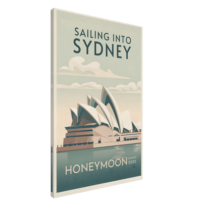 Custom Iconic Location Minimalist Vintage Travel Poster - Out of Office Outfitters - Print Material