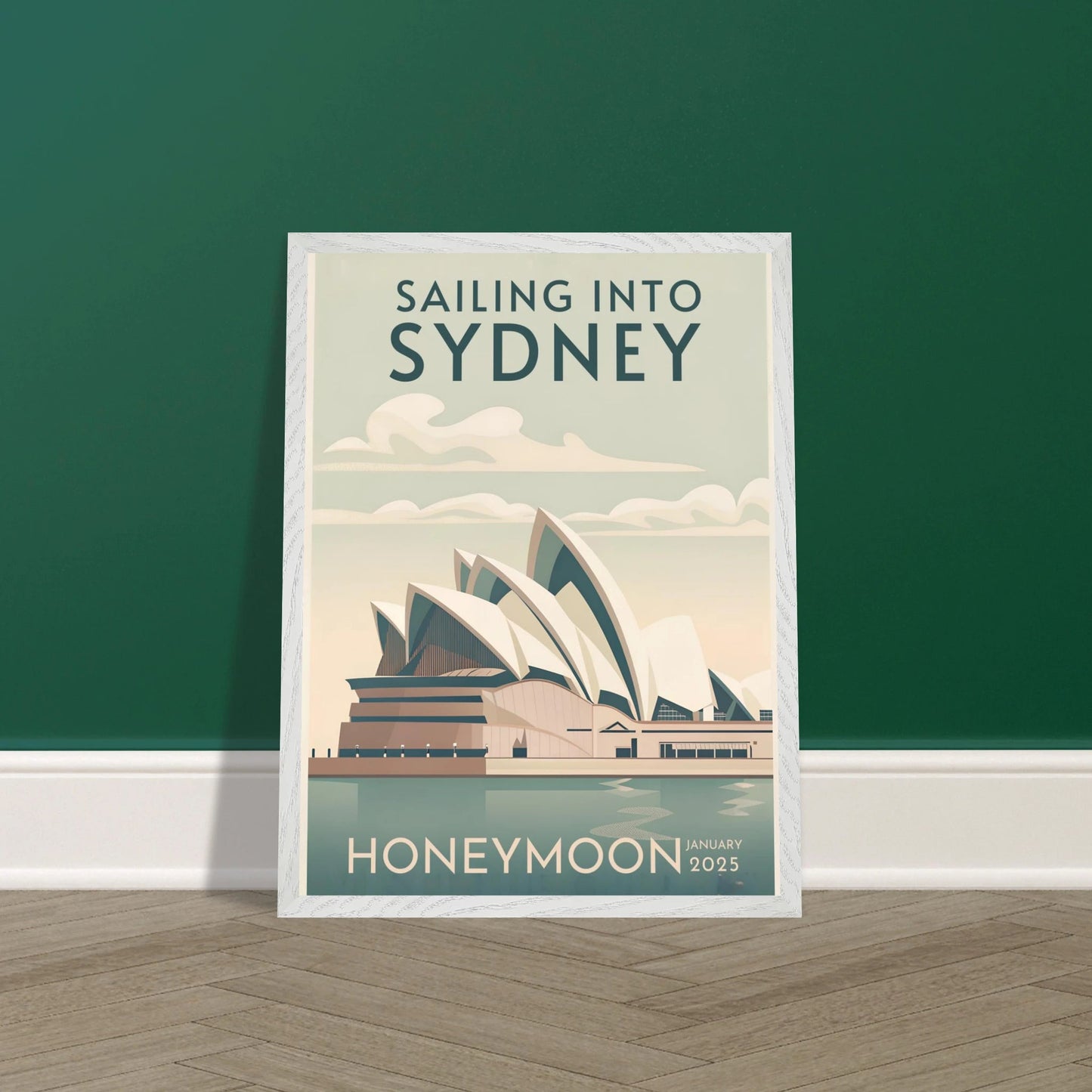 Custom Iconic Location Minimalist Vintage Travel Poster - Out of Office Outfitters - Print Material