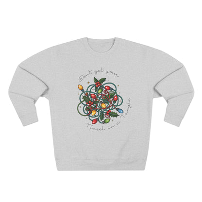 Don't Get Your Tinsel in a Tangle Christmas Sweatshirt - Out of Office Outfitters - Sweatshirt