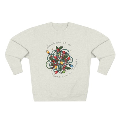Don't Get Your Tinsel in a Tangle Christmas Sweatshirt - Out of Office Outfitters - Sweatshirt