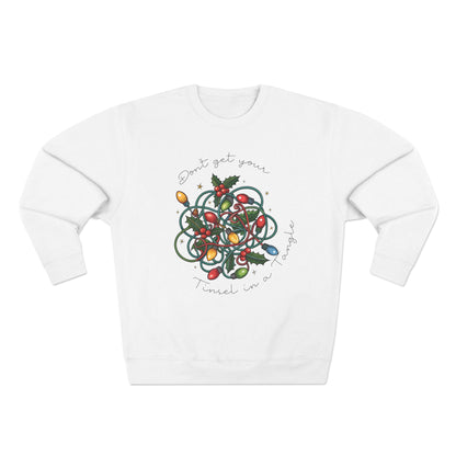 Don't Get Your Tinsel in a Tangle Christmas Sweatshirt - Out of Office Outfitters - Sweatshirt