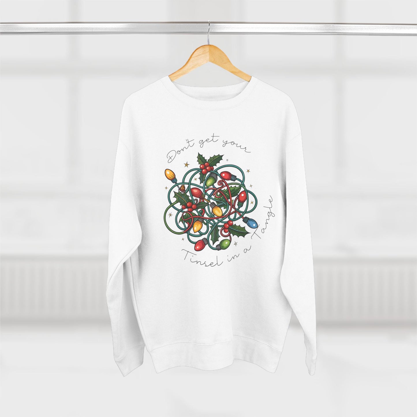 Don't Get Your Tinsel in a Tangle Christmas Sweatshirt - Out of Office Outfitters - Sweatshirt