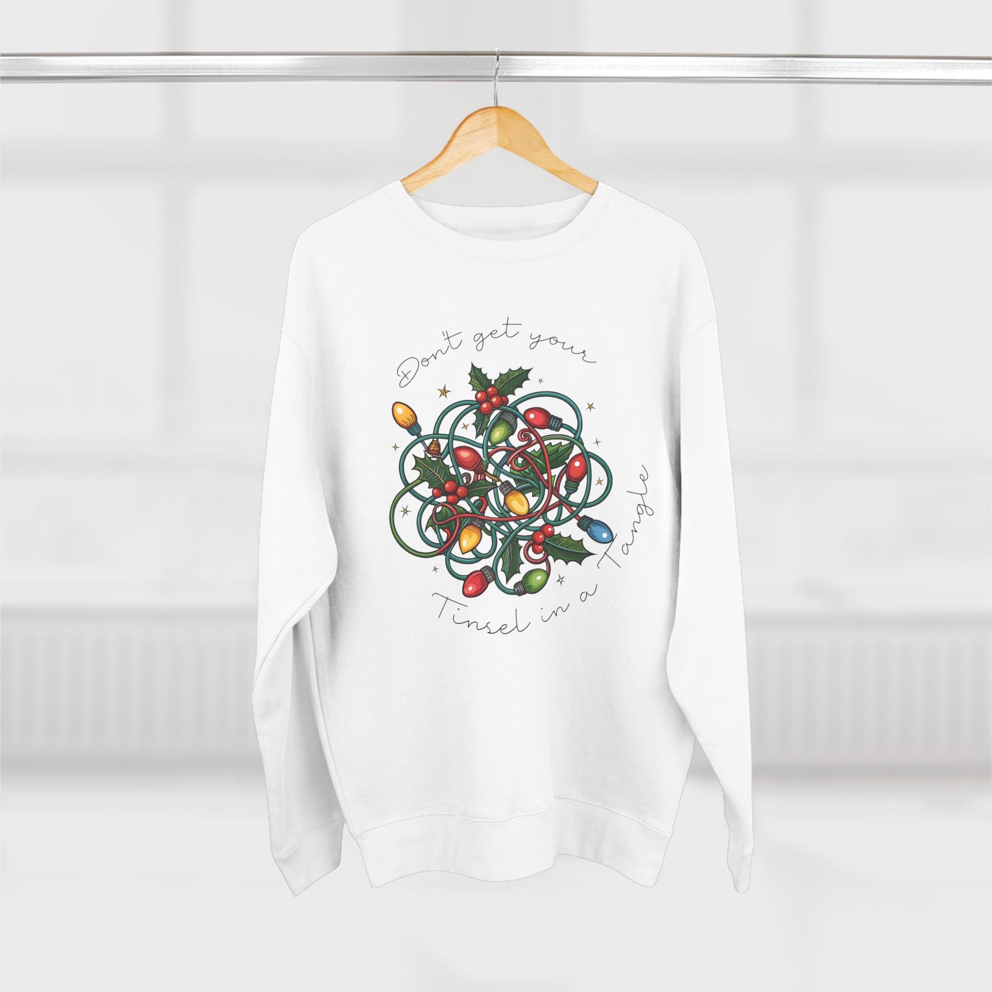 Don't Get Your Tinsel in a Tangle Christmas Sweatshirt - Out of Office Outfitters - Sweatshirt