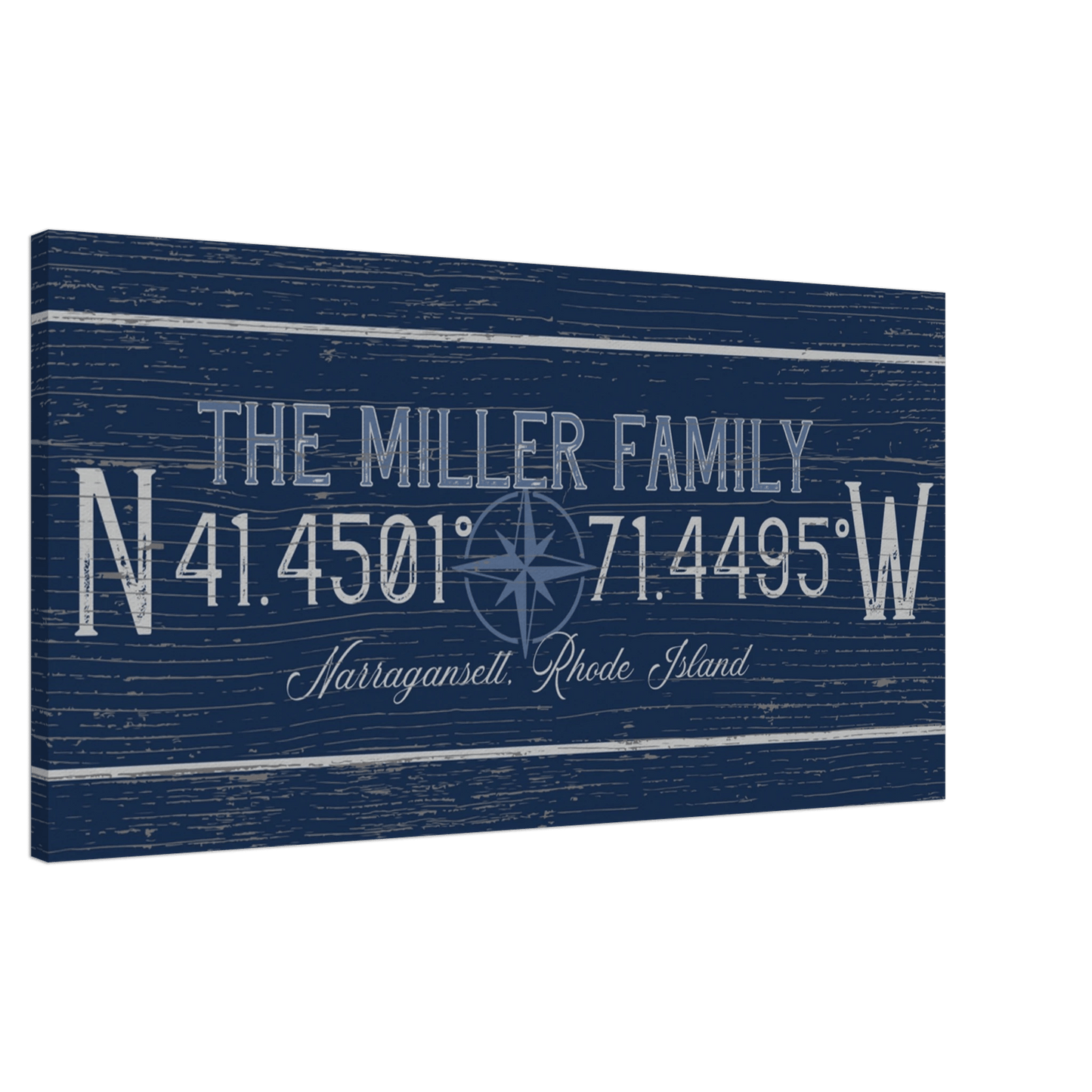 Family Coordinates Canvas Wall Art - Out of Office Outfitters - Print Material