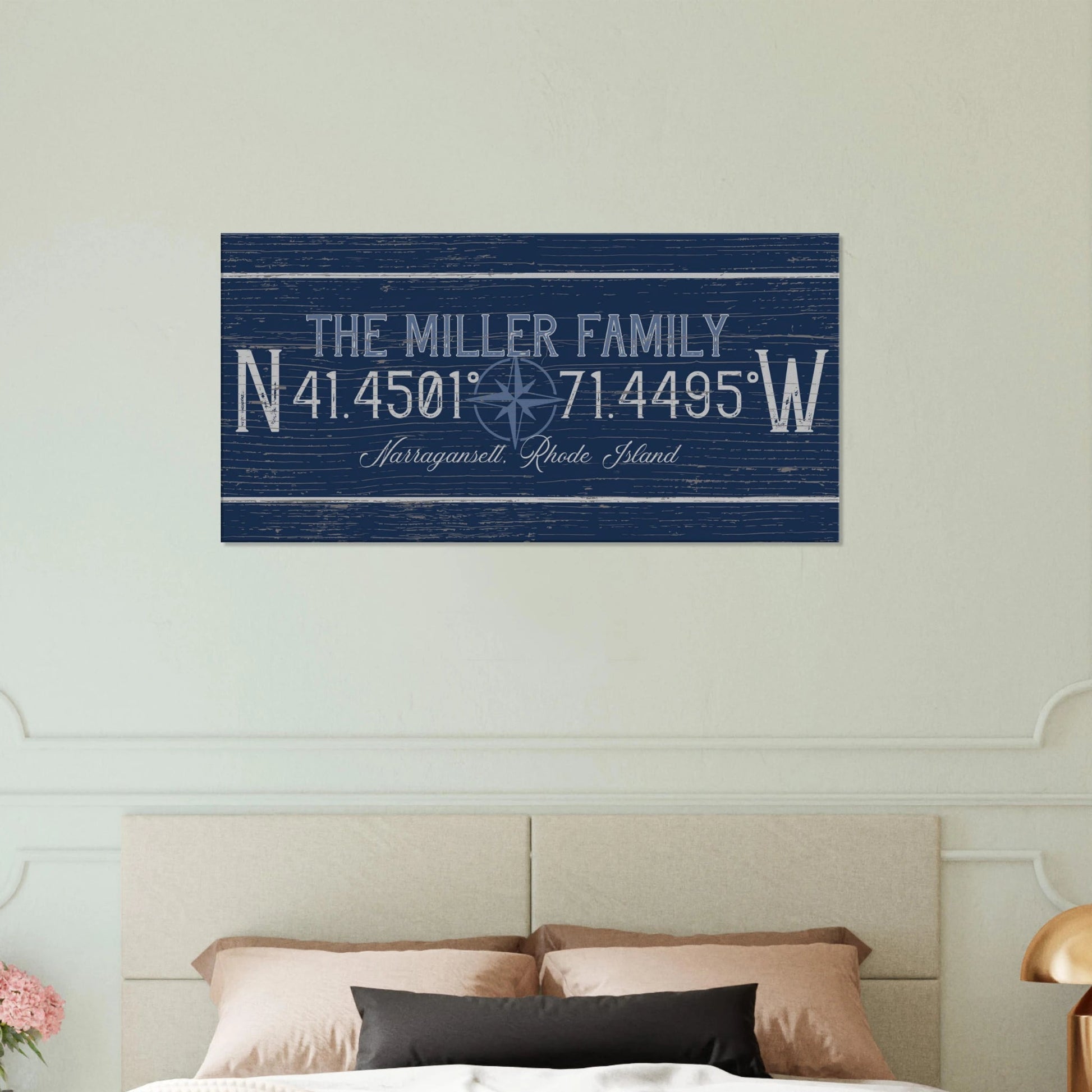 Family Coordinates Canvas Wall Art - Out of Office Outfitters - Print Material