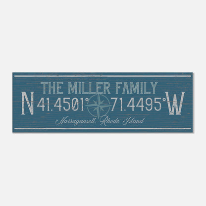 Family Coordinates Canvas Wall Art - Out of Office Outfitters - Print Material