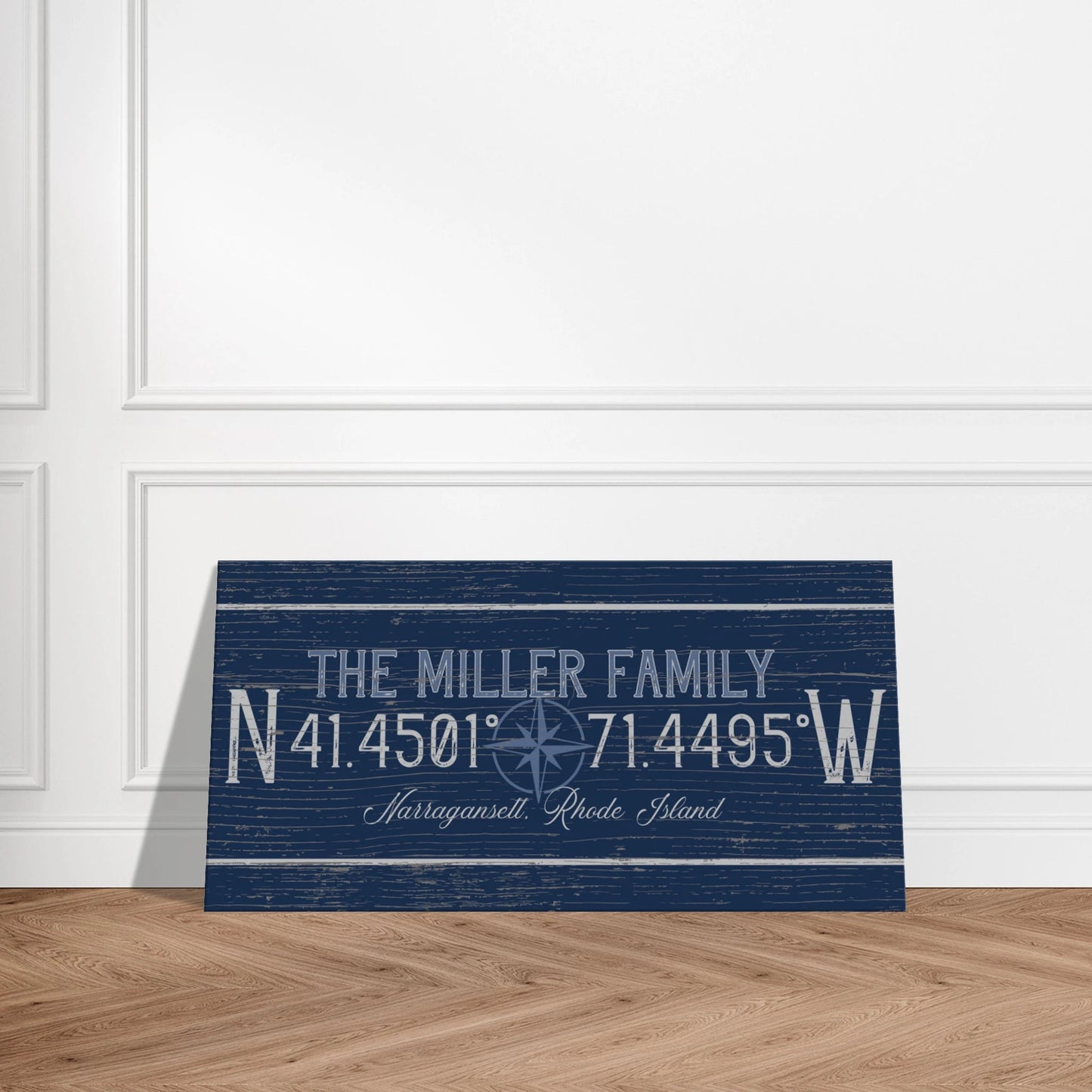 Family Coordinates Canvas Wall Art - Out of Office Outfitters - Print Material