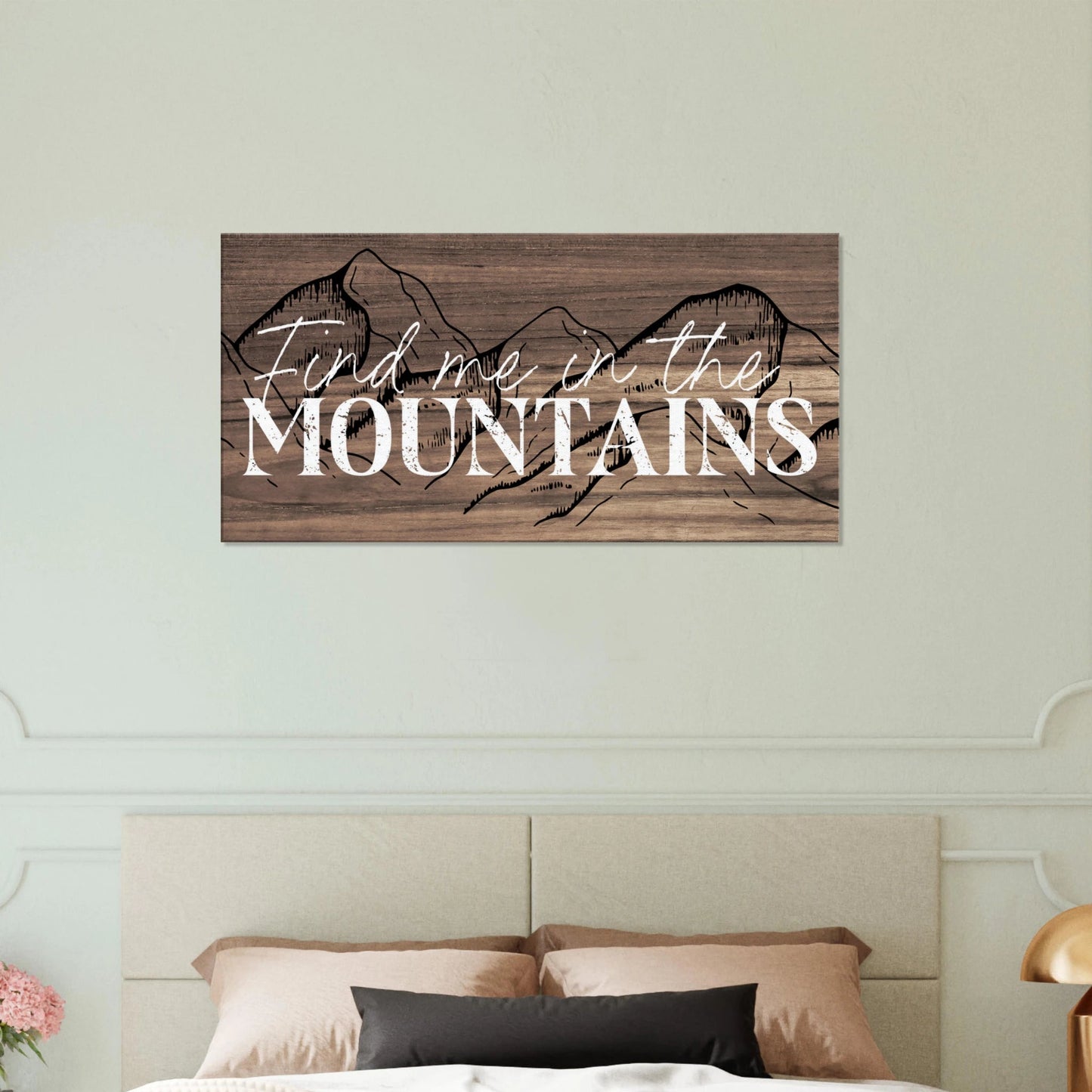 Find Me in the Mountains Canvas Wall Art - Out of Office Outfitters - Print Material