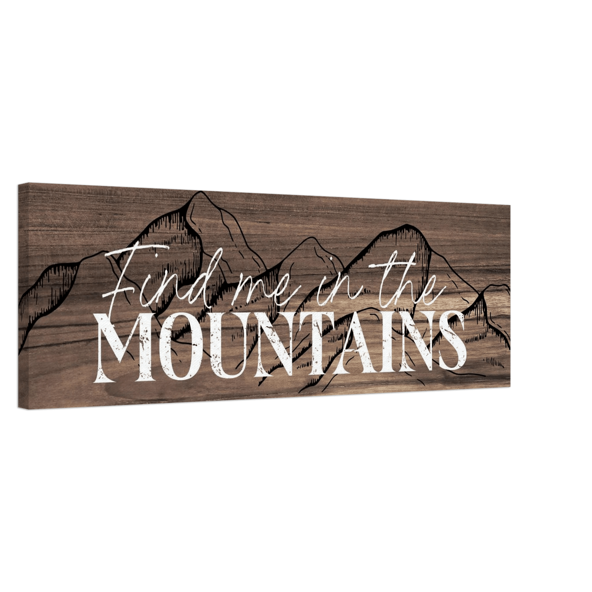 Find Me in the Mountains Canvas Wall Art - Out of Office Outfitters - Print Material