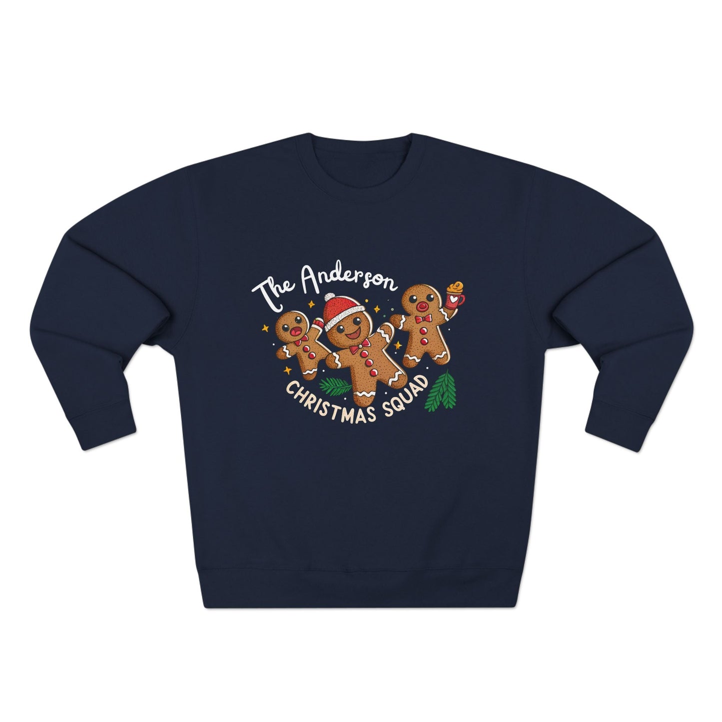 Gingerbread Squad Christmas Sweatshirt - Out of Office Outfitters - Sweatshirt