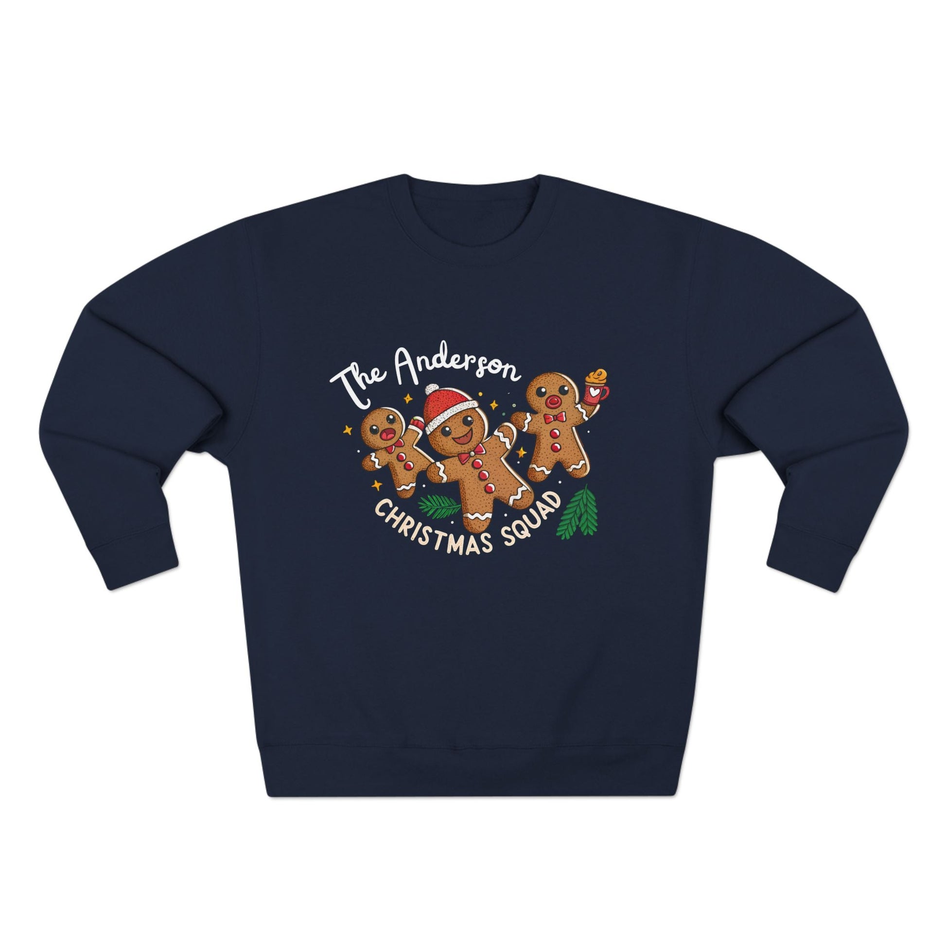 Gingerbread Squad Christmas Sweatshirt - Out of Office Outfitters - Sweatshirt