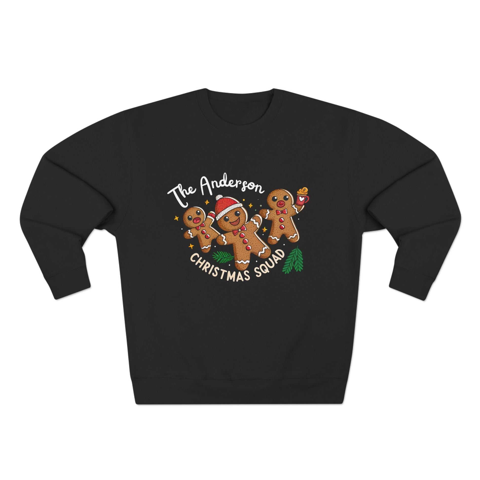 Gingerbread Squad Christmas Sweatshirt - Out of Office Outfitters - Sweatshirt