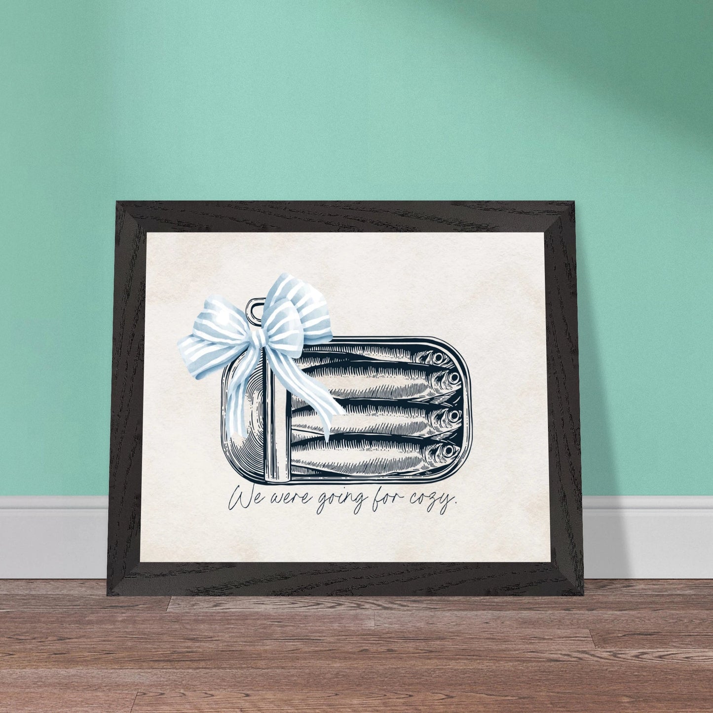 Going For Cozy Coastal Chic Sardine Wall Art - Out of Office Outfitters - Print Material