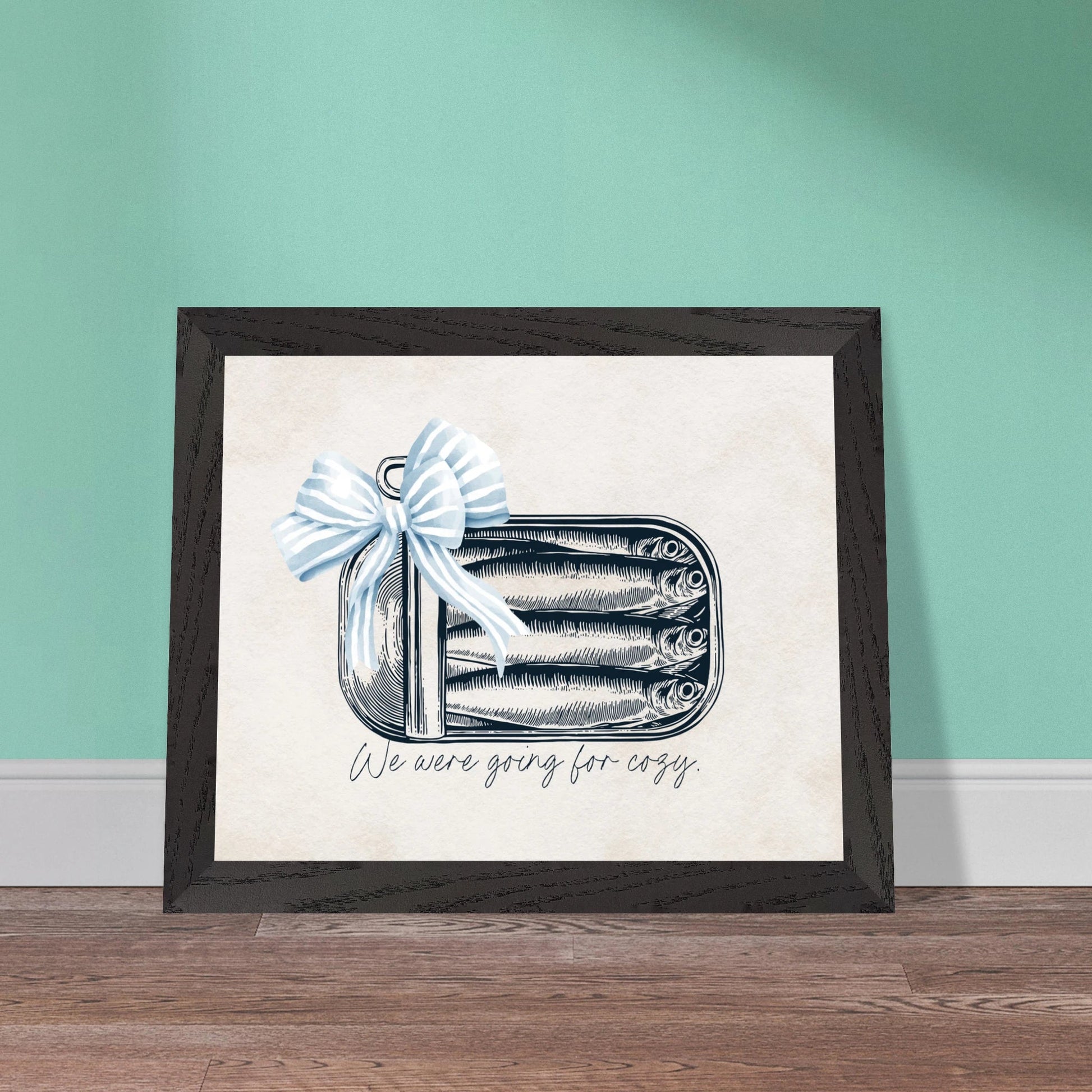 Going For Cozy Coastal Chic Sardine Wall Art - Out of Office Outfitters - Print Material
