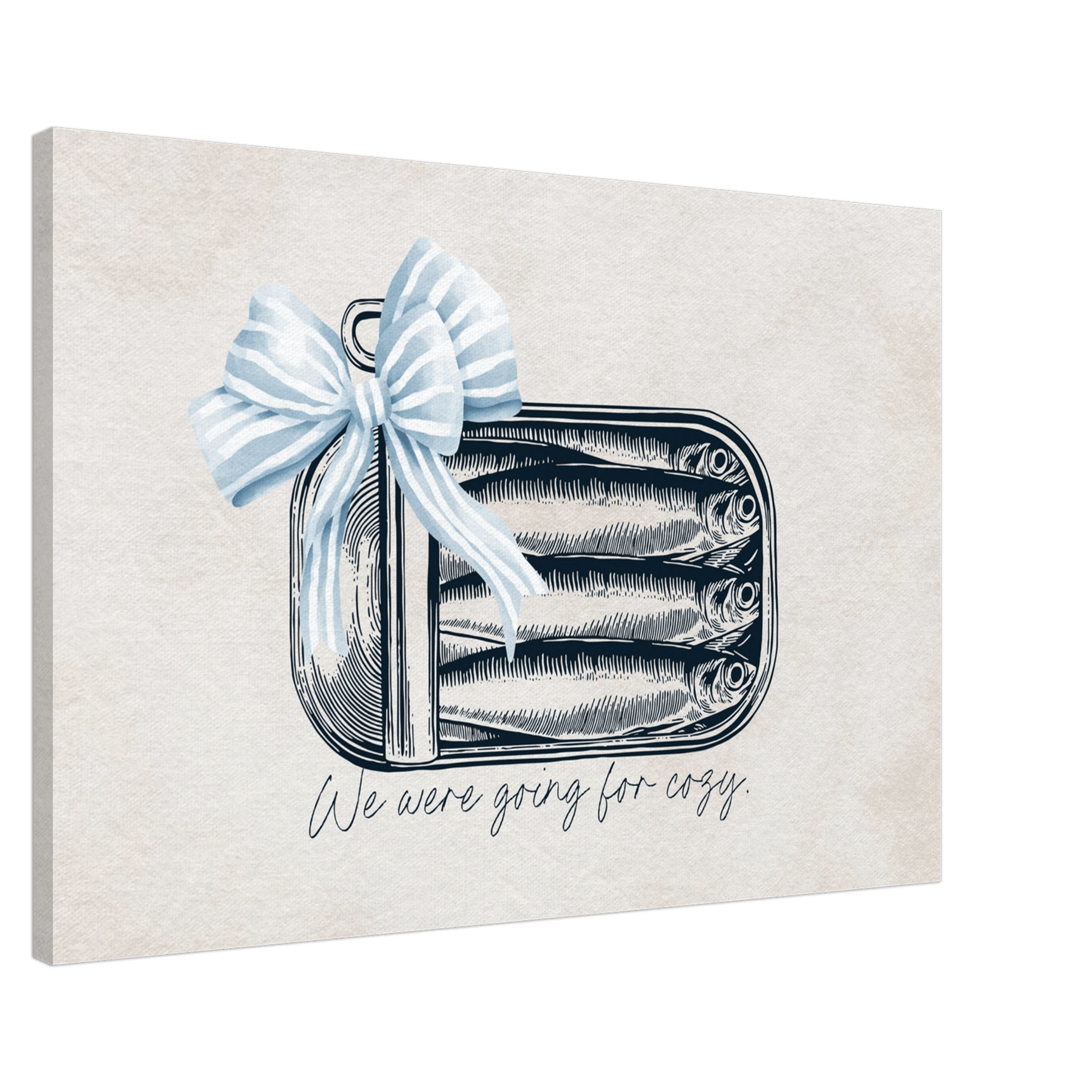 Going For Cozy Coastal Chic Sardine Wall Art - Out of Office Outfitters - Print Material