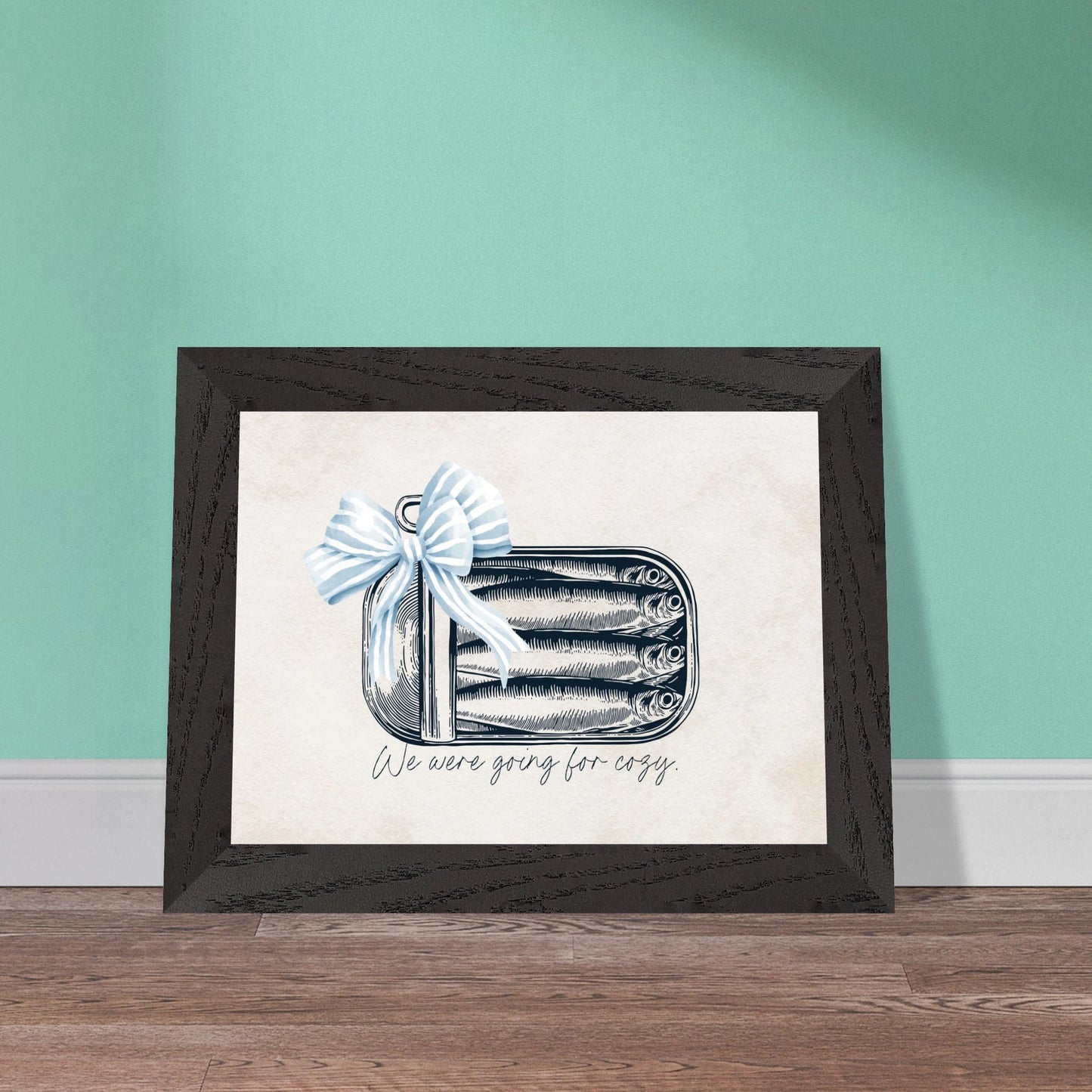 Going For Cozy Coastal Chic Sardine Wall Art - Out of Office Outfitters - Print Material