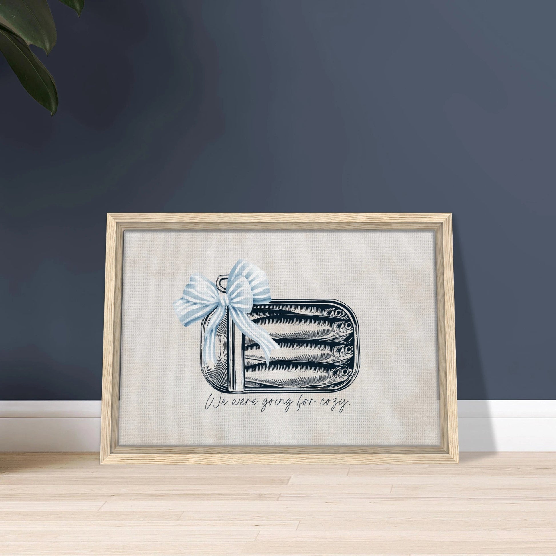 Going For Cozy Coastal Chic Sardine Wall Art - Out of Office Outfitters - Print Material