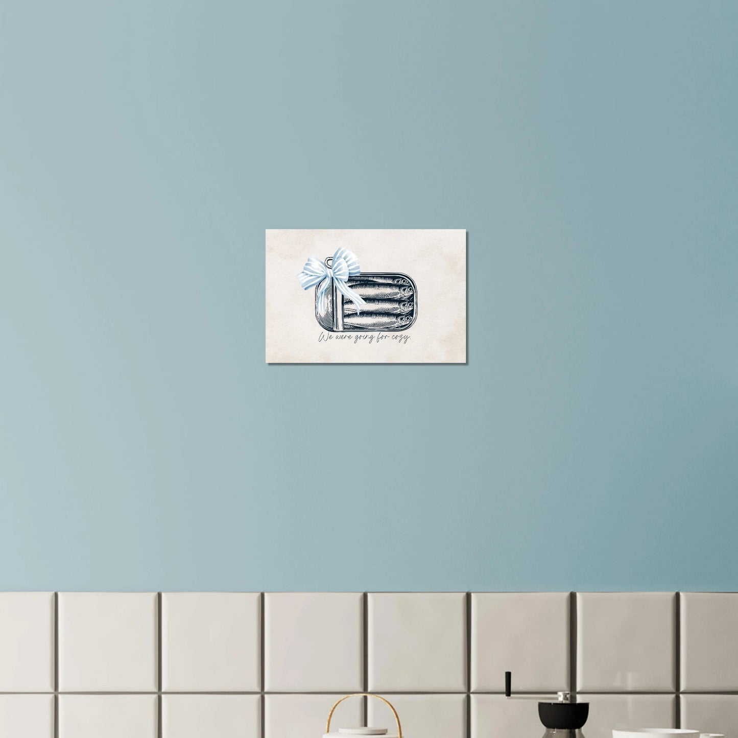 Going For Cozy Coastal Chic Sardine Wall Art - Out of Office Outfitters - Print Material