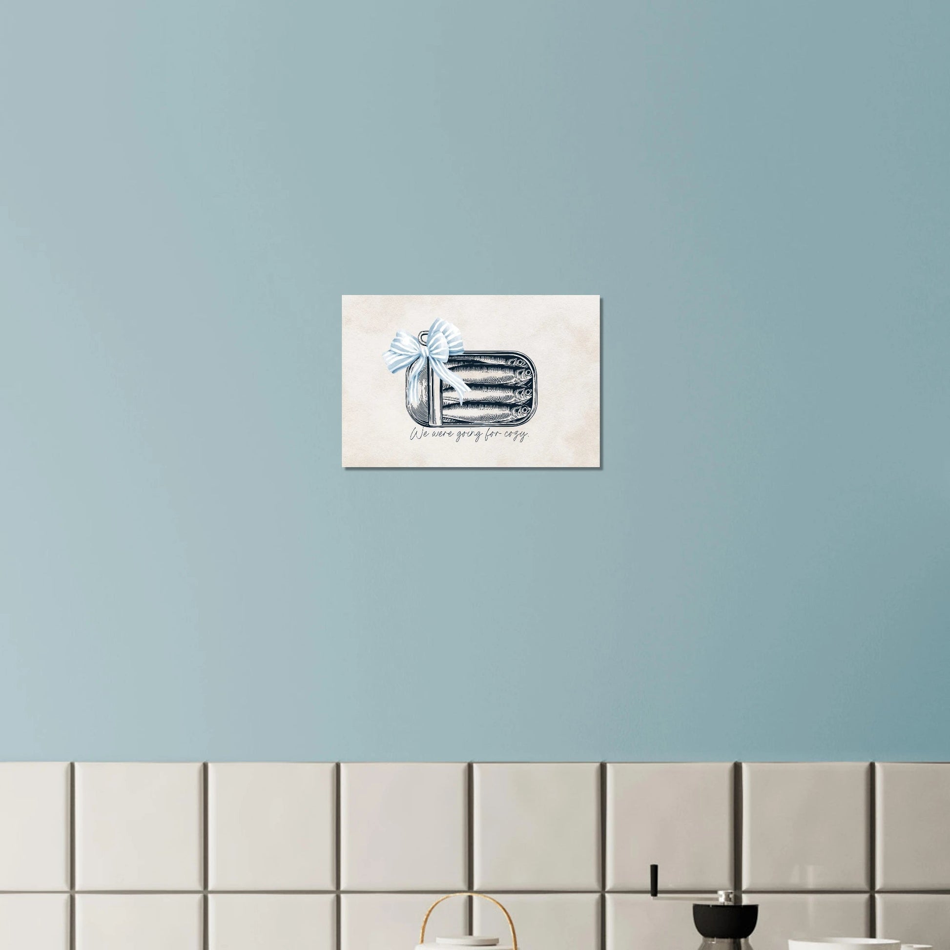 Going For Cozy Coastal Chic Sardine Wall Art - Out of Office Outfitters - Print Material