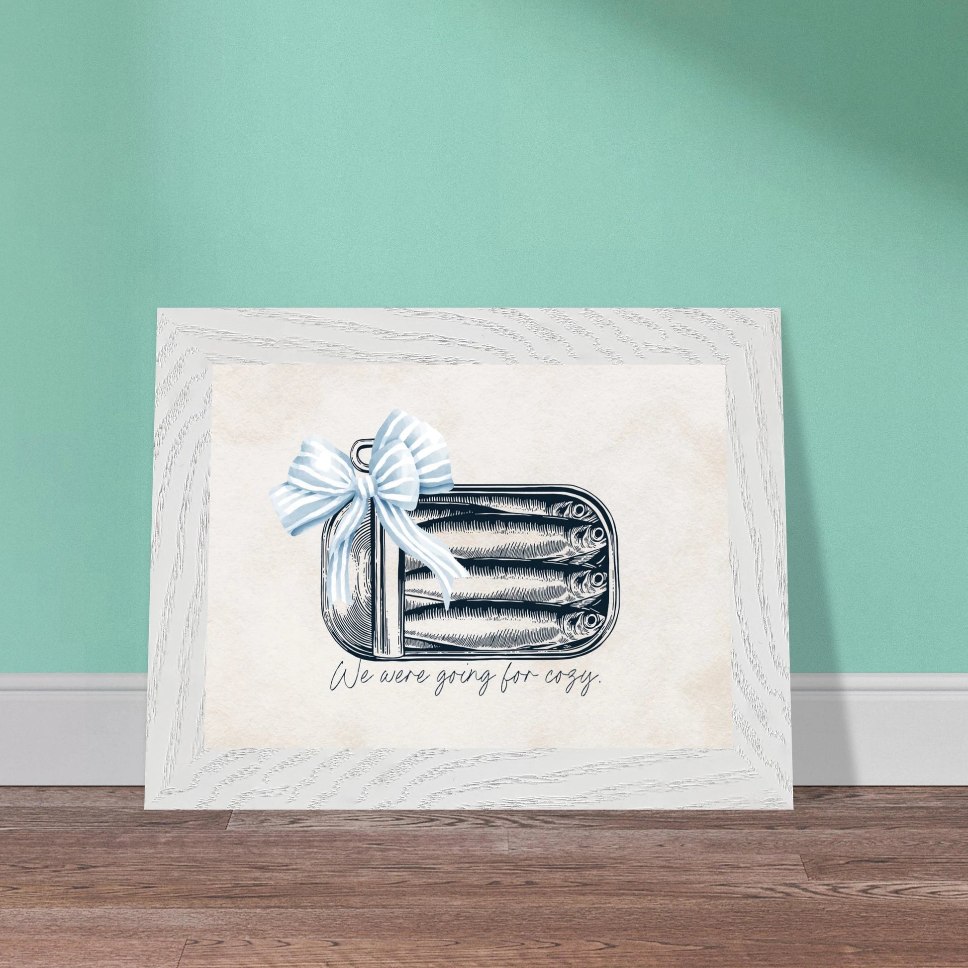 Going For Cozy Coastal Chic Sardine Wall Art - Out of Office Outfitters - Print Material